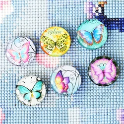 New Arrival 1pc Butterfly Pattern Diamond Painting Magnet Cover Holder Locator Fridge Magnet Diamond Art Embroidery Accessories