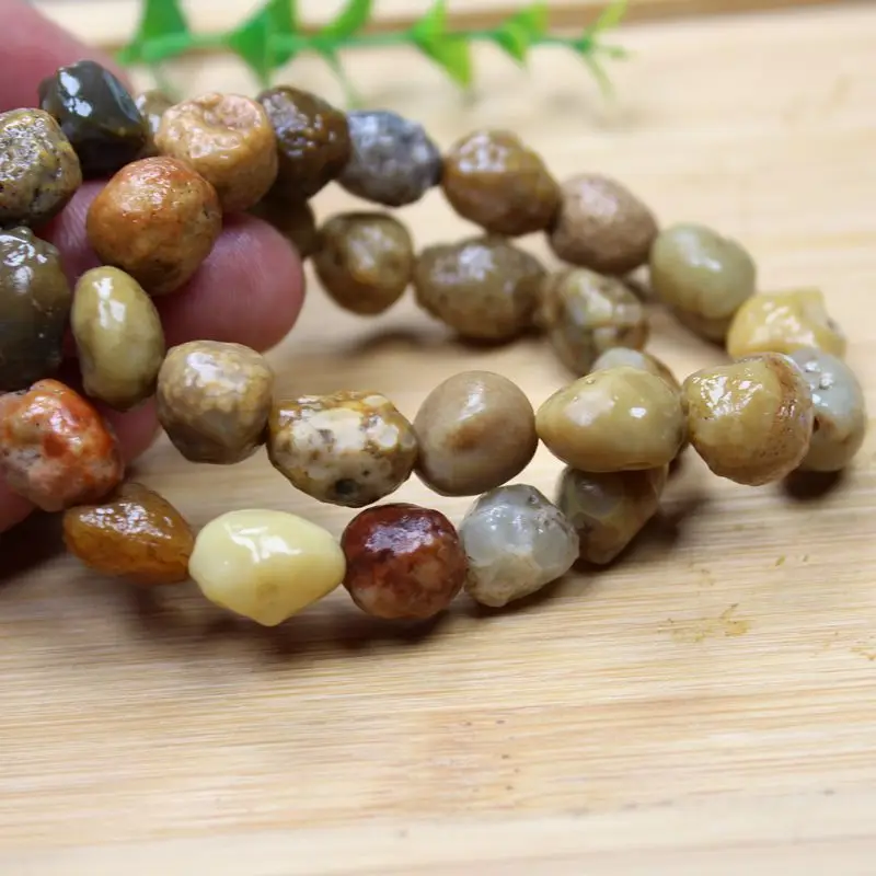 Xinjiang Alashan Gobi Agate Tendon Stone Bracelet - view 3