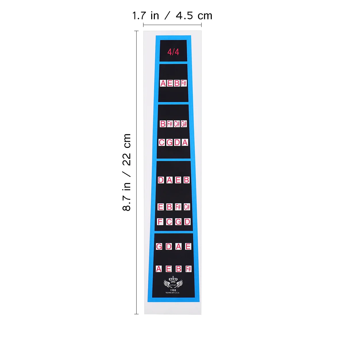 ULTNICE Violin Fingerboard Sticker Removable 4/4 Violin Finger Position Marker Fiddle Fretboard Sticker Indicator for Beginners