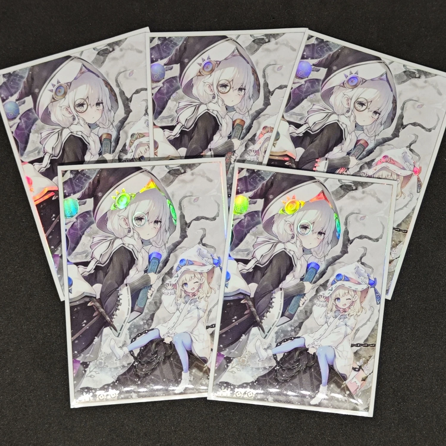 

50Pcs/set 63X90Mm Diy Yu-Gi-Oh! Lzette of The White Forest Card Sleeves Color Flash Ygo White Forest Card Protective Cover