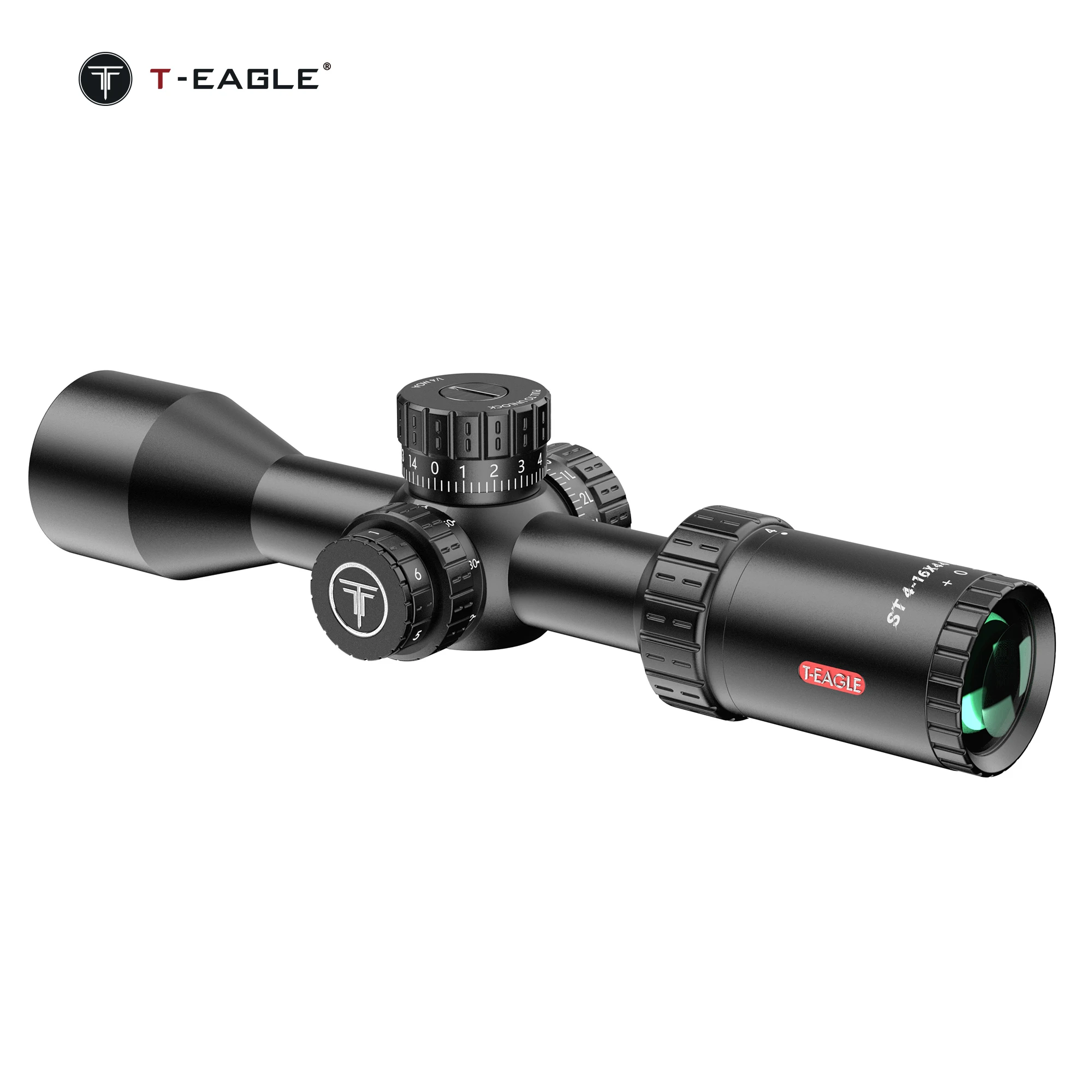 T-EAGLE ST 4-16x44 FFP IR Tactical Caza Riflescope Spotting Scope for Hunting MOA/MIL Rifle Scope Airgun Optical Lunetas Fit.308