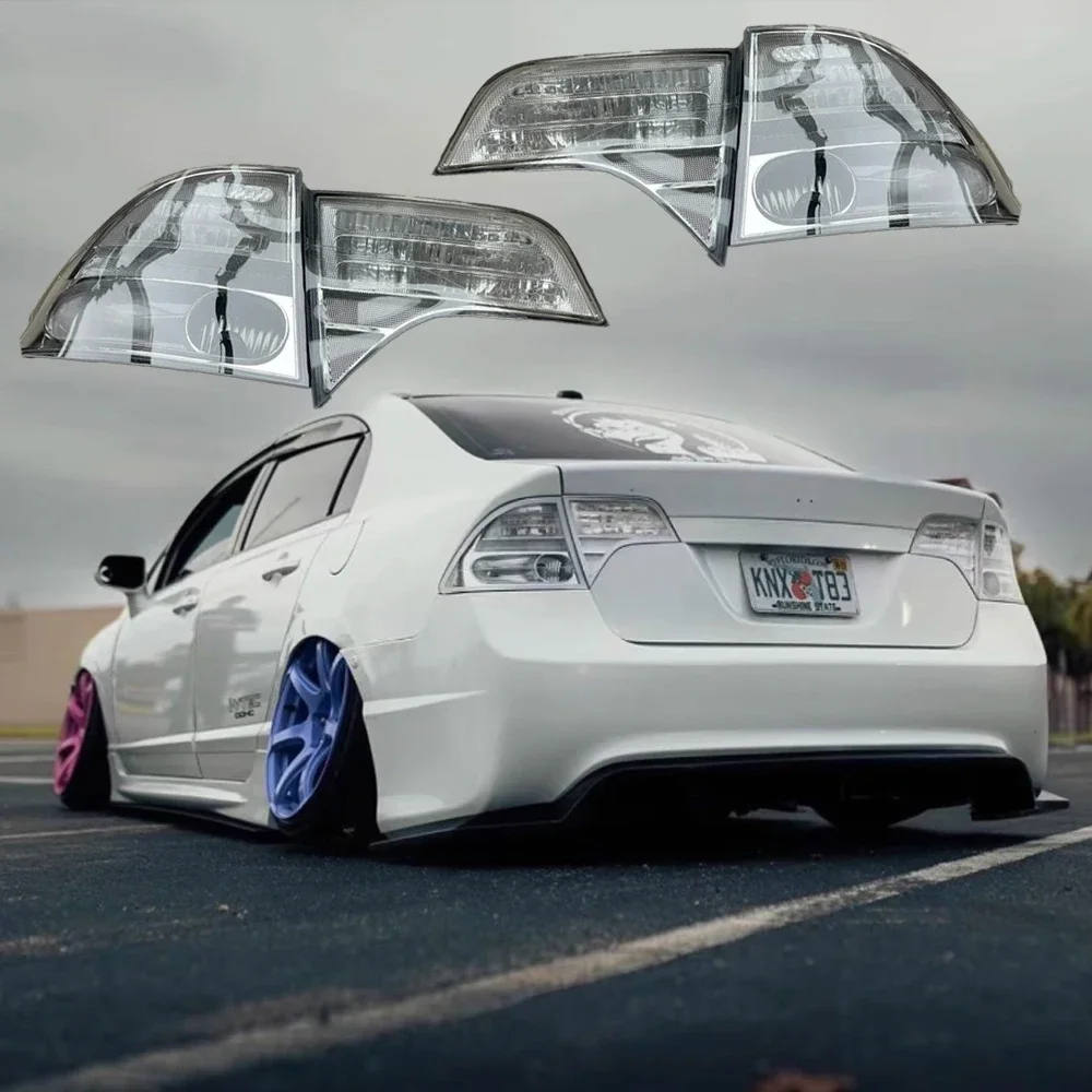 

Кристально чистые линзы стоп-сигнала/хвостая/поворотника Civic Sedan 4DR (2006-2011)