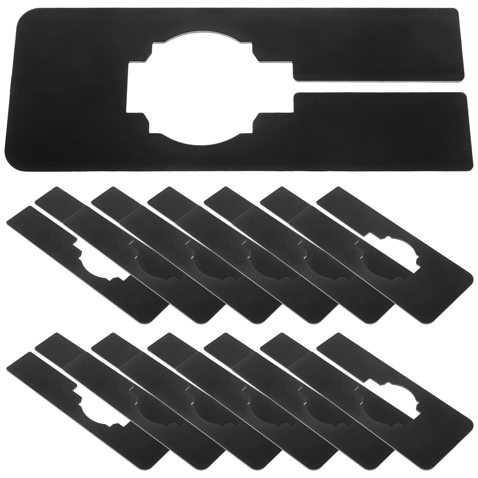 

40Pcs Plastic Clothes Dividers Hanging Closet Dividers for Organizing Shirts Coats Towels Easy Labeling Size Identification