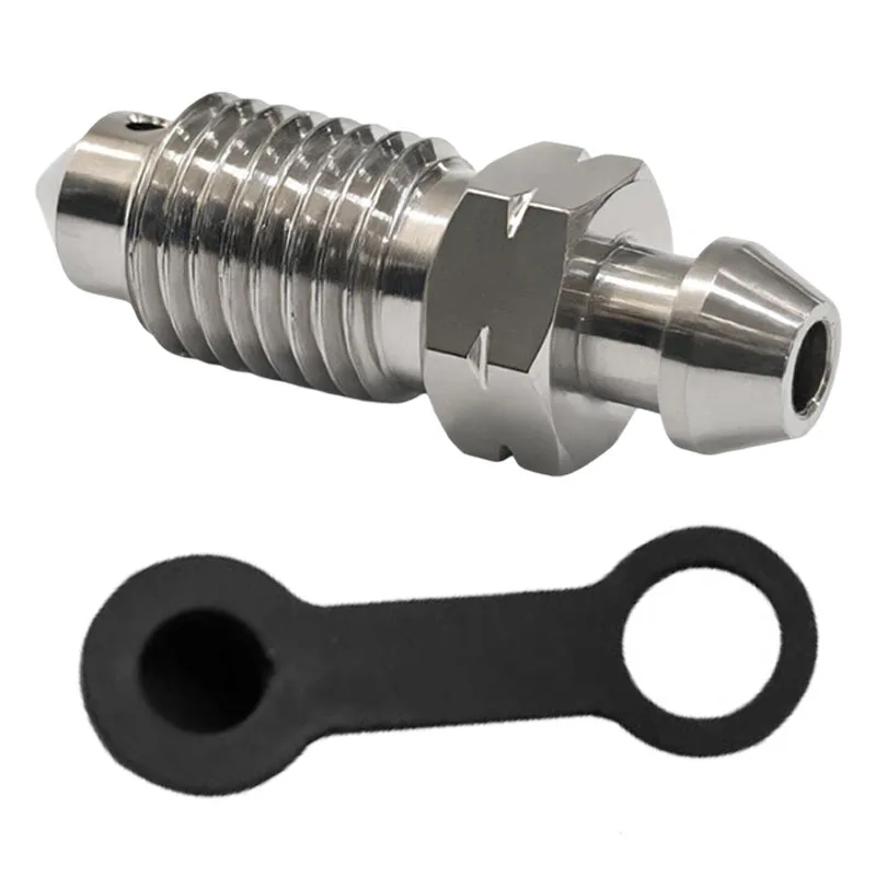 Brake Caliper With Oil Nozzle Tip Oil Drain Screw Disc Brake Flange Cap M10x1.0/1.25 For Motorcycle ATV image 3