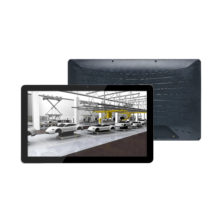 

Sunworld DC Touch Screen Kiosk Plastic Enclosure Digital Signage POE Lumix 1920*1080 21.5" AIO Display