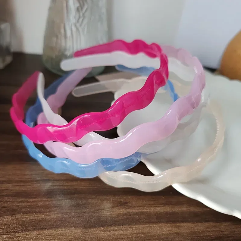 1.2 سنتيمتر واسعة الصلبة كاندي جيلي الملونة العصابات الشعر خمر الحافة العصابات الشعر اكسسوارات رئيس الأطواق للنساء الفتيات