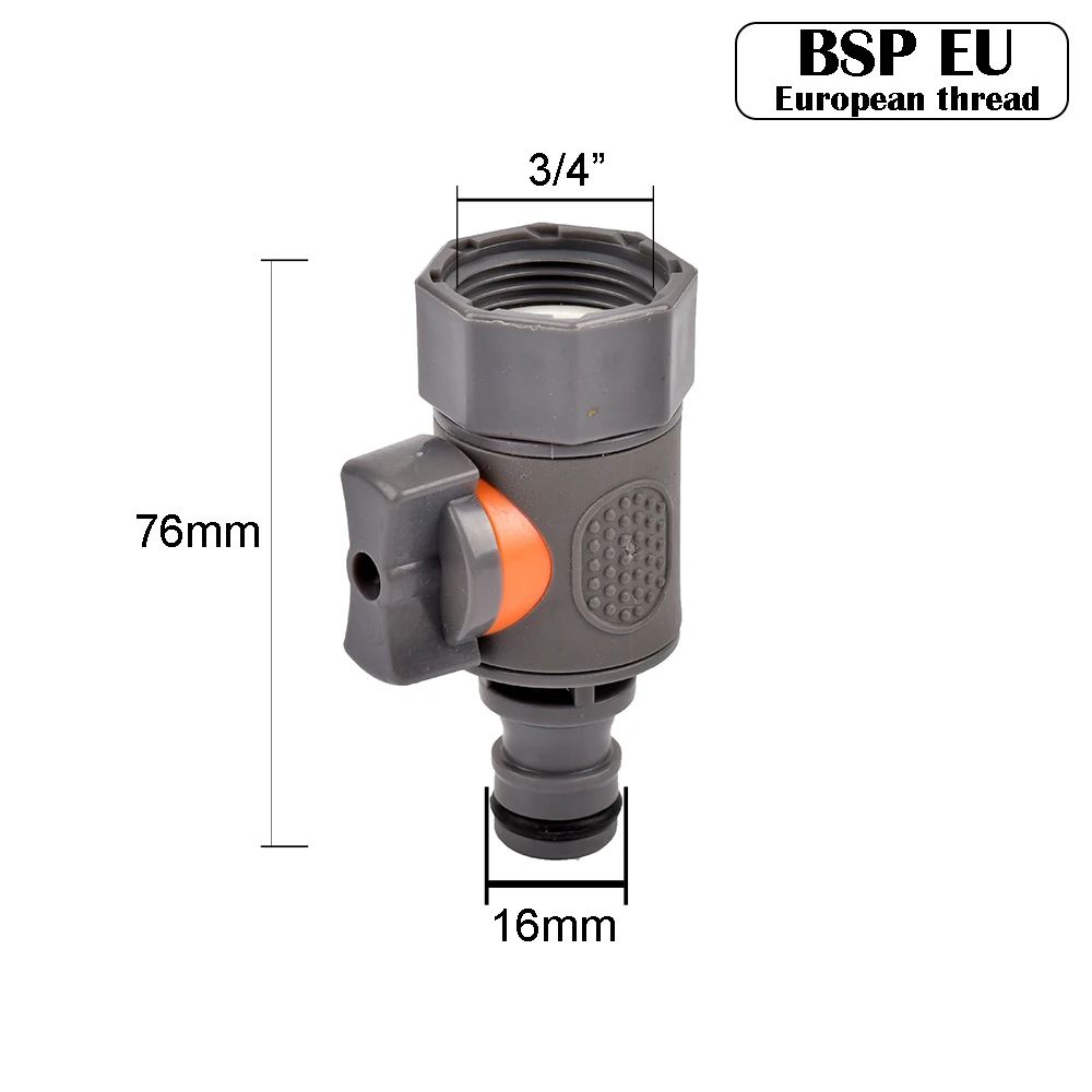 Tuinslang Snelkoppeling 1/2 3/4 1 Inch Pijp Koppeling Stop Water Connector 16/20/32mm Reparatie Gezamenlijke Irrigatiesysteem Fitting