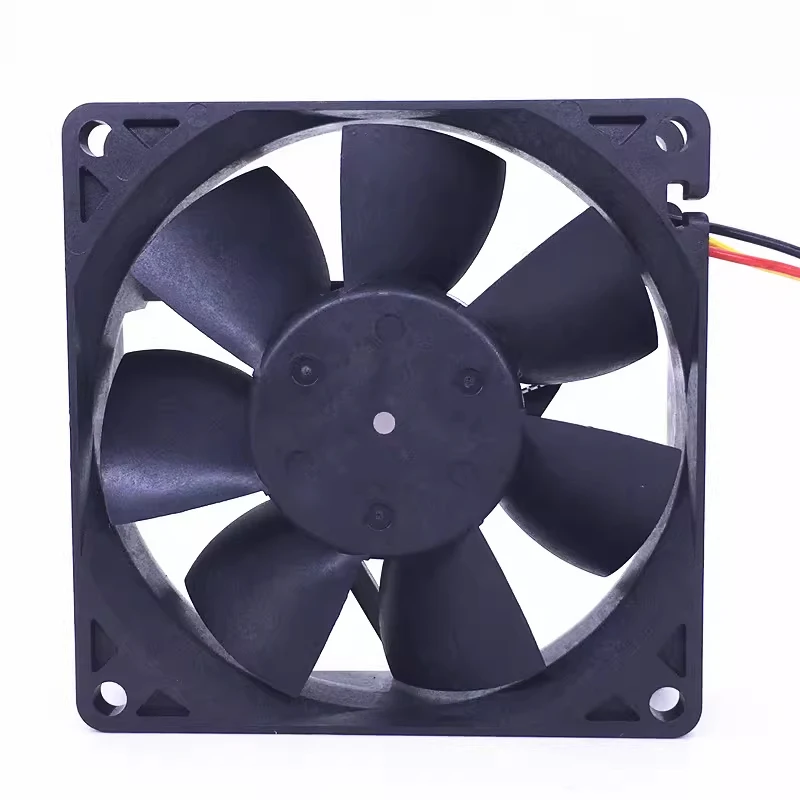 HJY 1 piece NIDEC M33409-68 DC12V 0.21A 3-wire cooling fan 8025 8cm