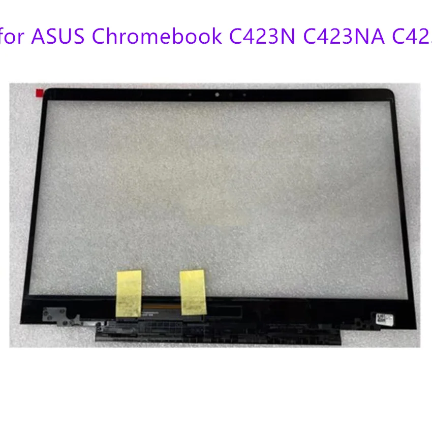 

Free Shipping original with frame 14-inch for ASUS Chromebook C423N C423NA C423 touch glass display screen replacement