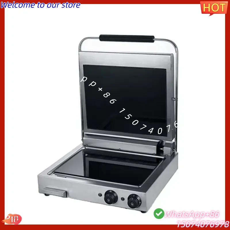 2026 Selling Industrial Commercial Electric Panini Sandwich Grill 100% Non-Stick Ceramic 220v UK Plug for BBQ