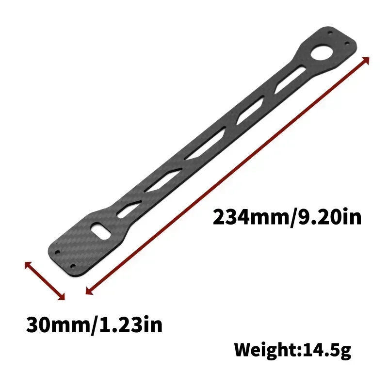 5 pz In Fibra di Carbonio Torre Shock Piastra Della Batteria Secondo Piano Bordo Piastra Paraurti per Tamiya TT02 TT-02 1/10 RC Auto parti di aggiornamento
