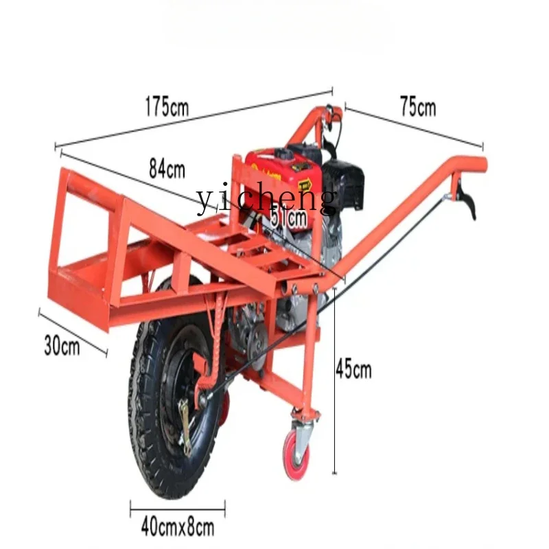 

ZF motor agricultural tricycle bucket climbing orchard transfer trolley