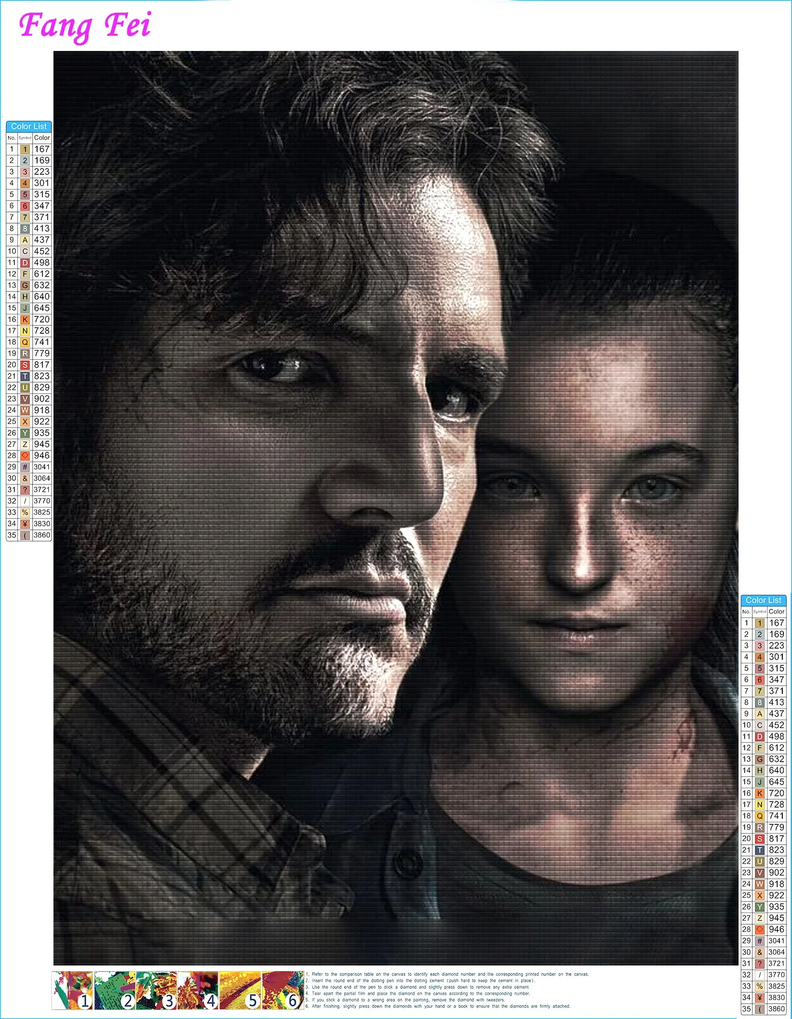 The Last Of Us TV Show Diamond Painting Bella Ramsey Pedro Pascal Poster Cross Stitch Embroidery Picture Mosaic Craft Home Decor