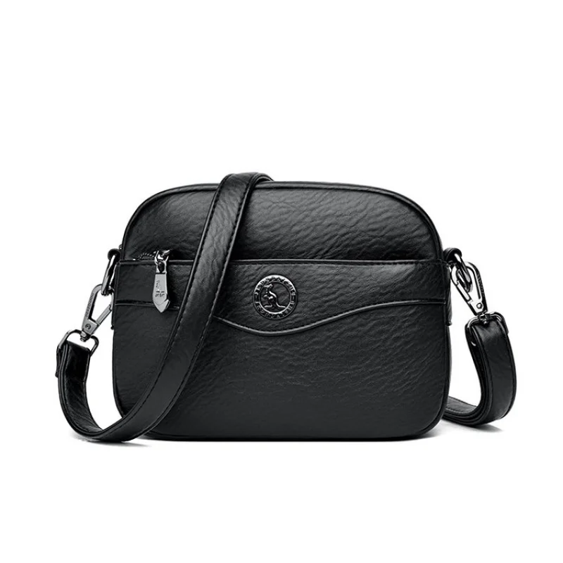 

Designer Women's Messenger Bag Top-Grain Leather Handbag, Adjustable Crossbody Shoulder Strap, Luxury Brand Ladies Tote Purse