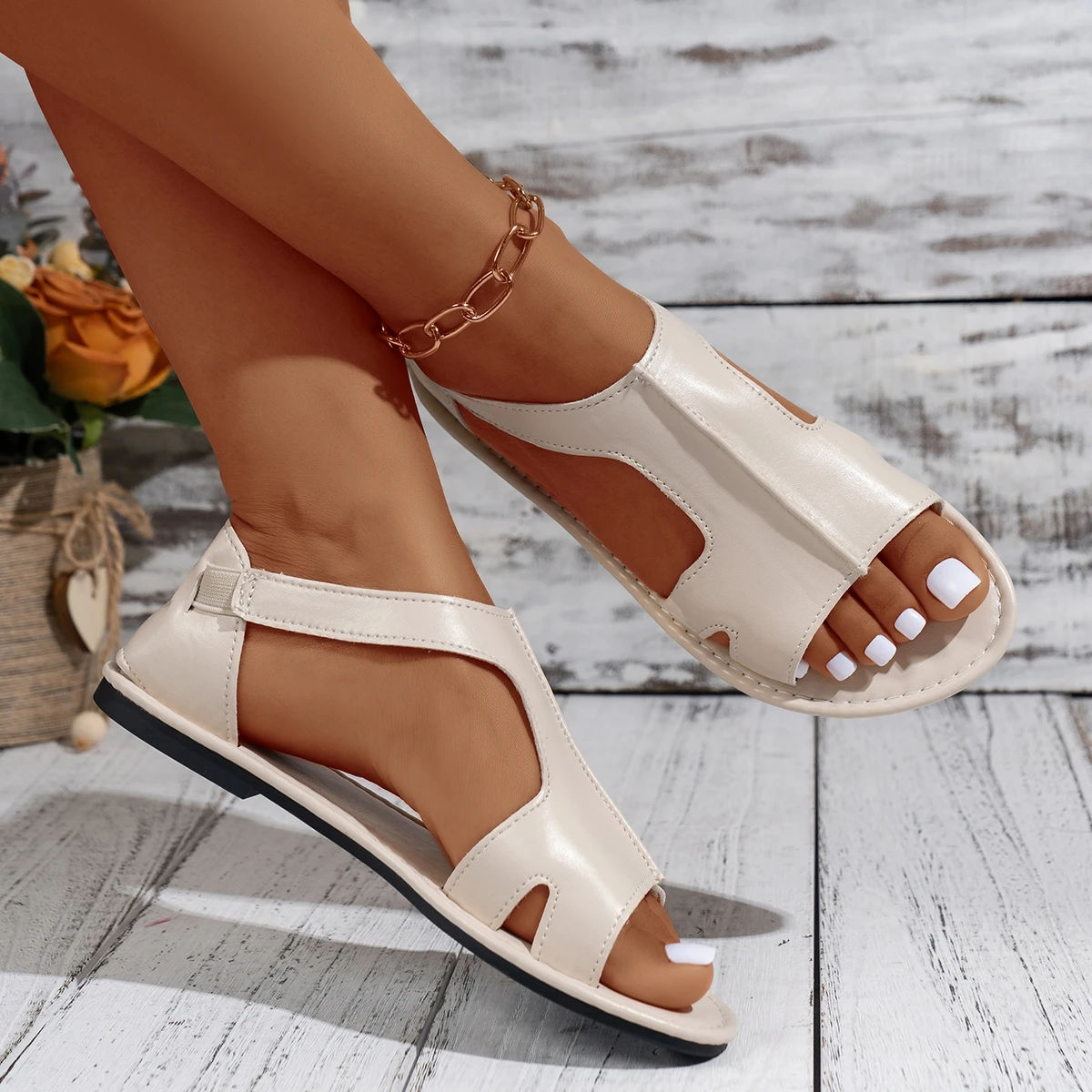 Women Sandals 2024 Summer New Breathable Fashion Sandals Comfortable Lightweight Casual Sandals Designer Hot Shoes for Women