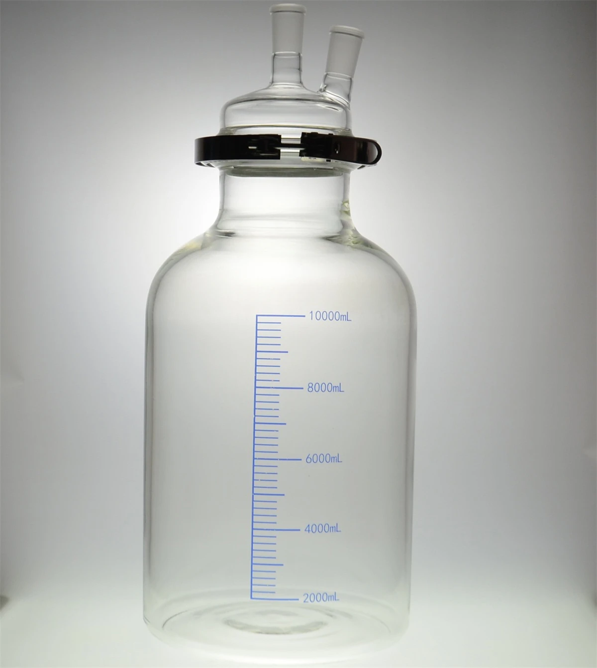 Laboratory Separately Reactor Cylinder Flask with the Easy open clamp Two necks,20L,20000mL