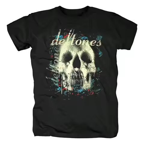 2025 Deftones Singer Band T Shirt Men Women Hip Hop Rock Tee Fashion Short Sleeve Tshirt Summer T-shirts Tops
