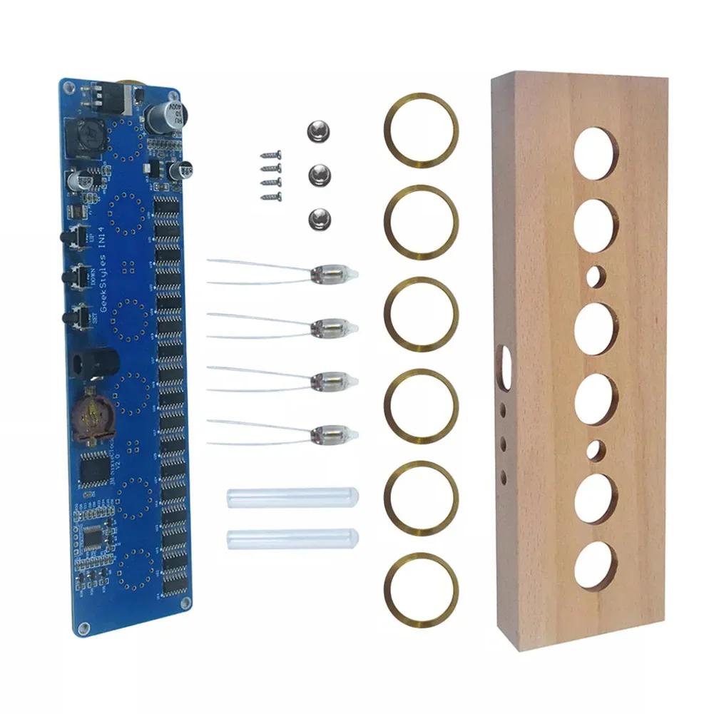 For Home Decor Color As Shown In The Figure DIY Kit 12 Hour Display DIY Clock Kit Nostalgia Clock 24 hour Display