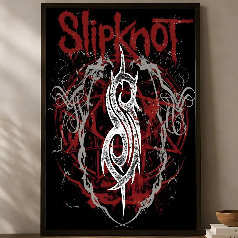 Band S-Slipknot Poster, selbstklebendes HD-PVC-Wandkunstposter, wasserfeste Dekoration für Schlafzimmer, Wohnzimmer und Zuhause – Detail 25