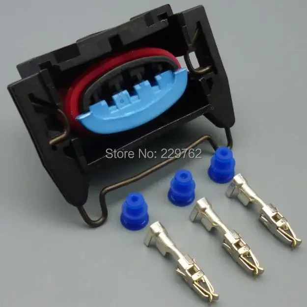 1/100set 3 pin 3.5mm car female waterproof wire harness ignition coil connector auto wiring harness plug