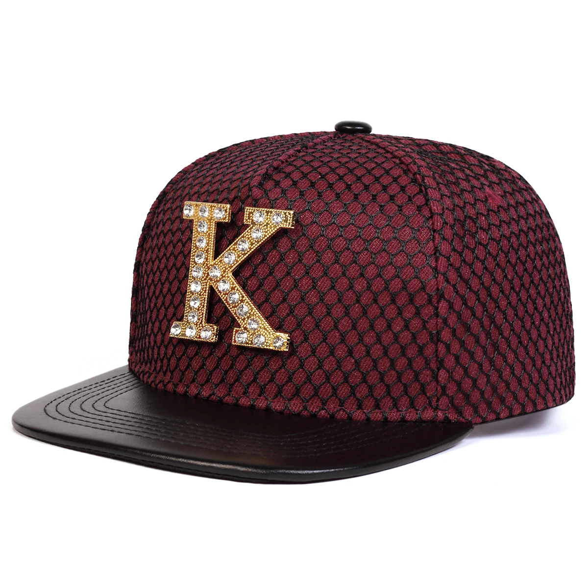 Unisex K Letter Label czapki hip-hopowe moda wiosna jesień na zewnątrz regulowane baseballówka w stylu Casual czapki kapelusz przeciwsłoneczny