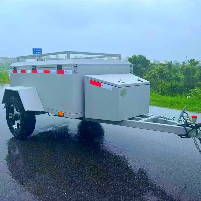 Car rear trailer traction camper self-driving tour off-road small RV trailer