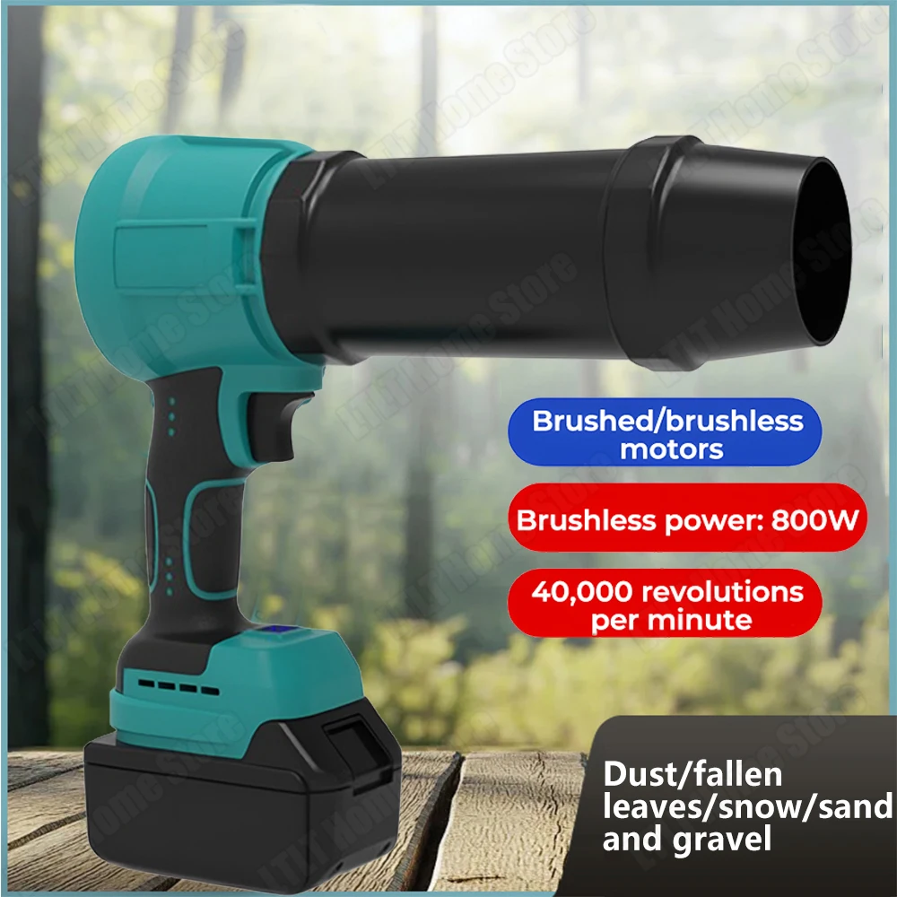 

Powerful Air Blower Storm Brushless Turbo Fan Pet Drying Car Portable Air Blowers Home Camping Equipment For Makita Battery
