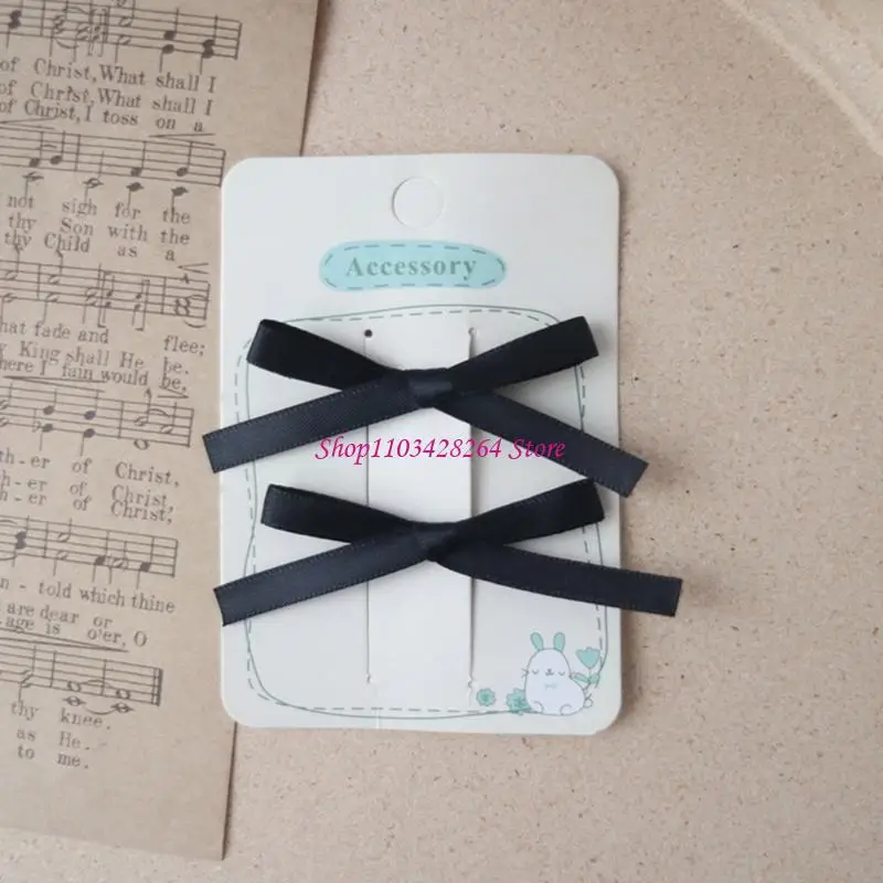 

Mini Grab Clips with Ribbon Design Hair Accessories for Daily Wear and Parties