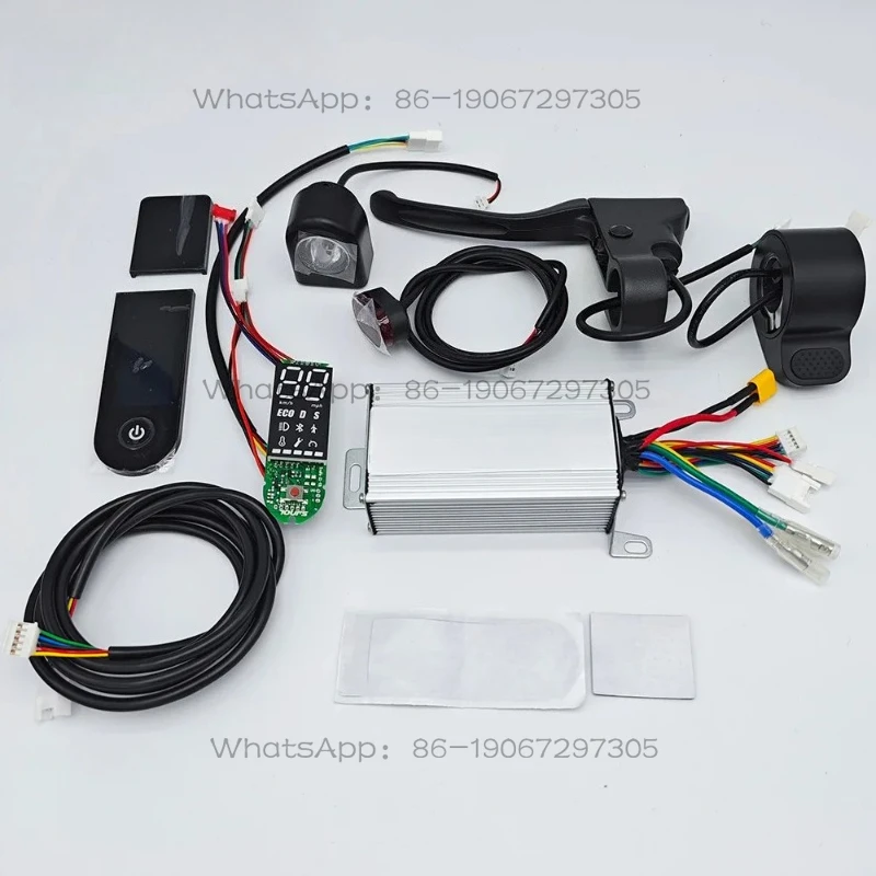 

36 В 350 Вт 15A электрический скутер бесщеточный двигатель универсальный контроллер светодиодный дисплей приборной панели комплект дроссельной заслонки для электрического скутера Xiaomi M365