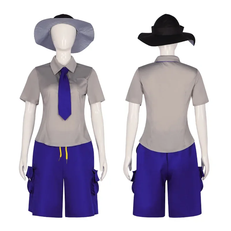 Scarlet And Violet Cosplay Costume Orange Academy And Grape Academy Uniform Game Cute Girl Set view 4