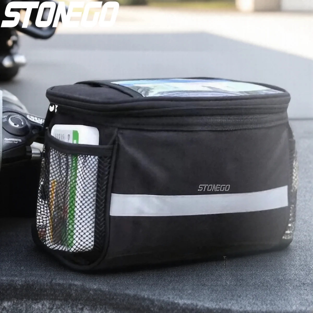 

Large Capacity Waterproof Bicycle Front Handle Bag Folding Cycling Bag for Mountain Bike Riding Accessories