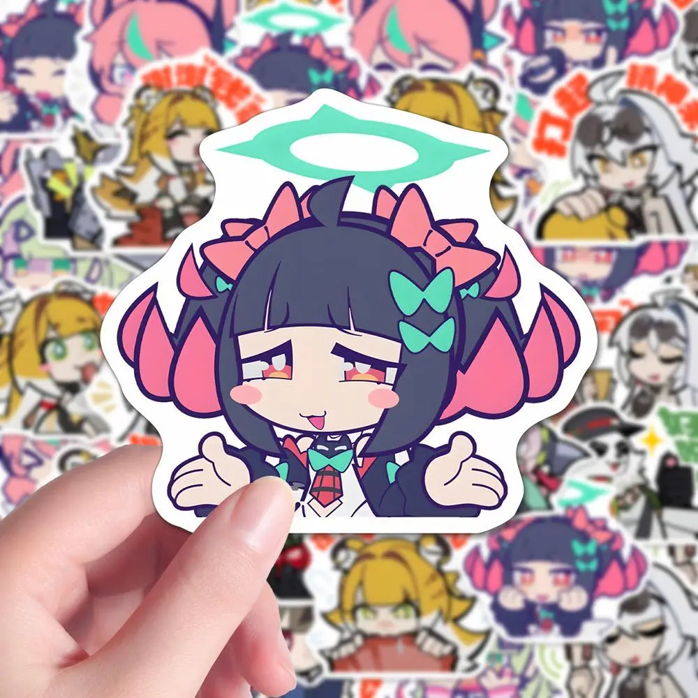 50PCS Game Zenless Zone Zero Angels of Delusion Nangong Yu Aria Sunna Stickers DIY Waterproof Skateboard Luggage Phone Decals