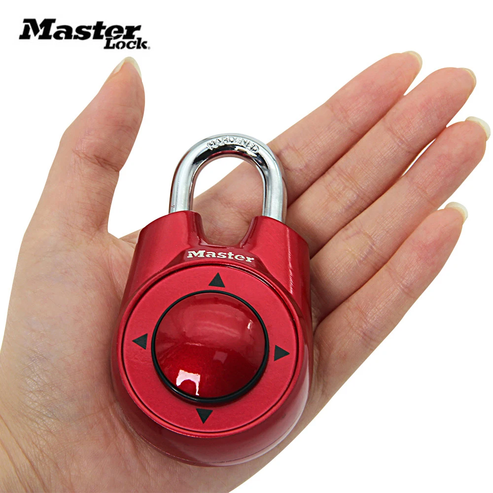 Master Lock 1500ID Directional Password Padlock Portable Keyless Lock Gym School Health Club Padlock Security Locker Door Lock