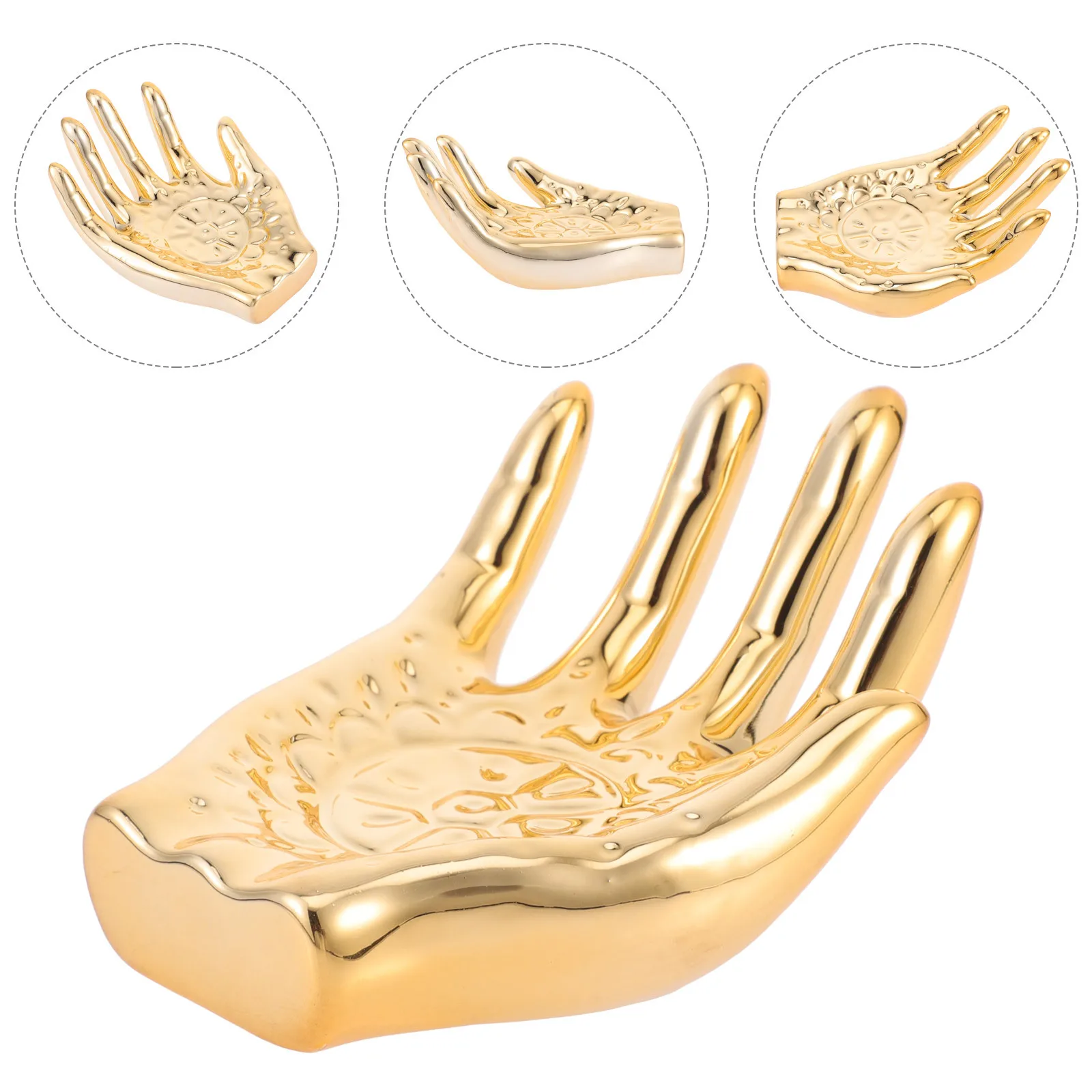 

Stand Jewelry Holder Dish Necklace Organizer Hand for Women Jewellery Organiser