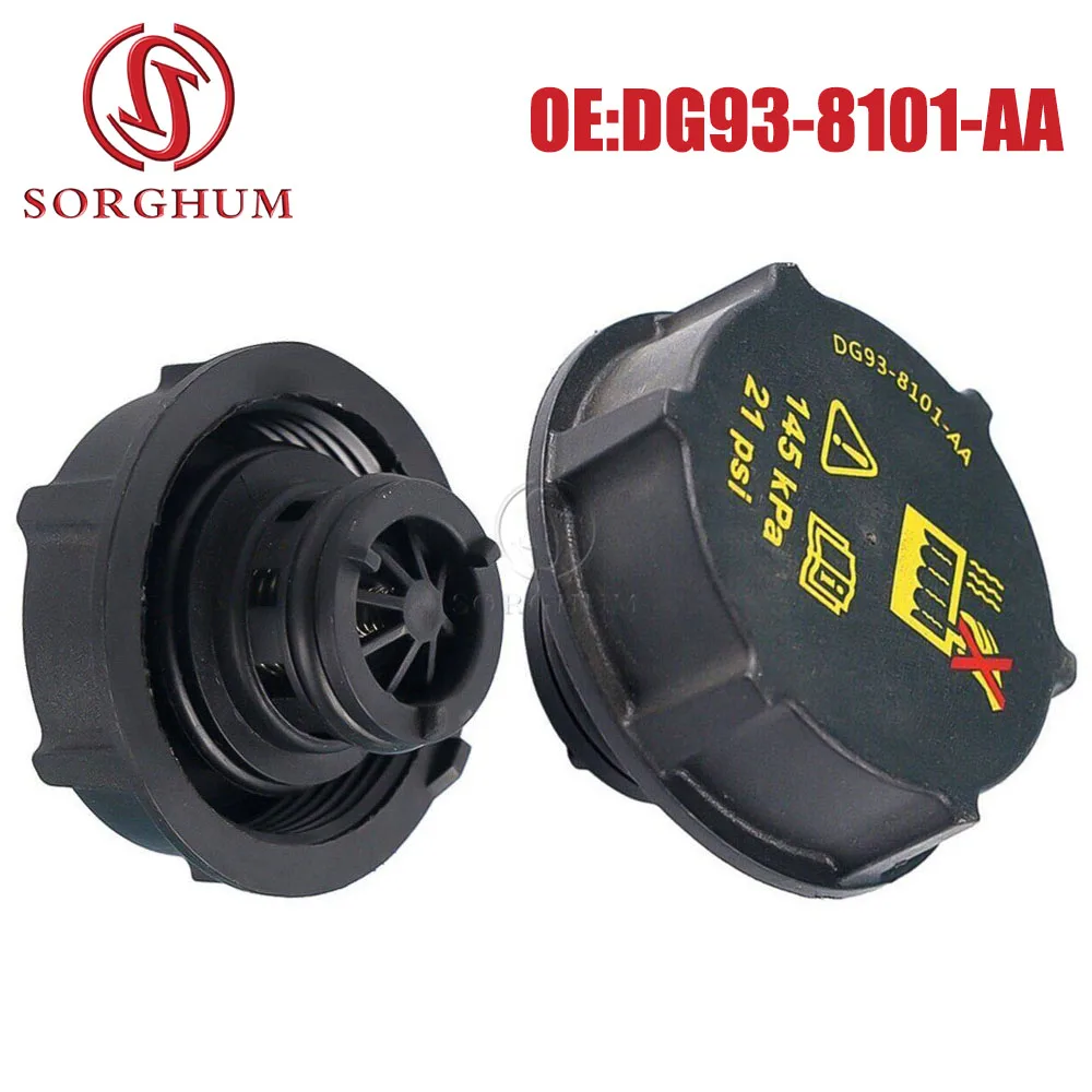 SORGHUM Radiator Coolant Expansion Water Tank Cap DG93-8101-AA for Ford F250 Super Duty 2020 2021 2022 Auto Accessories