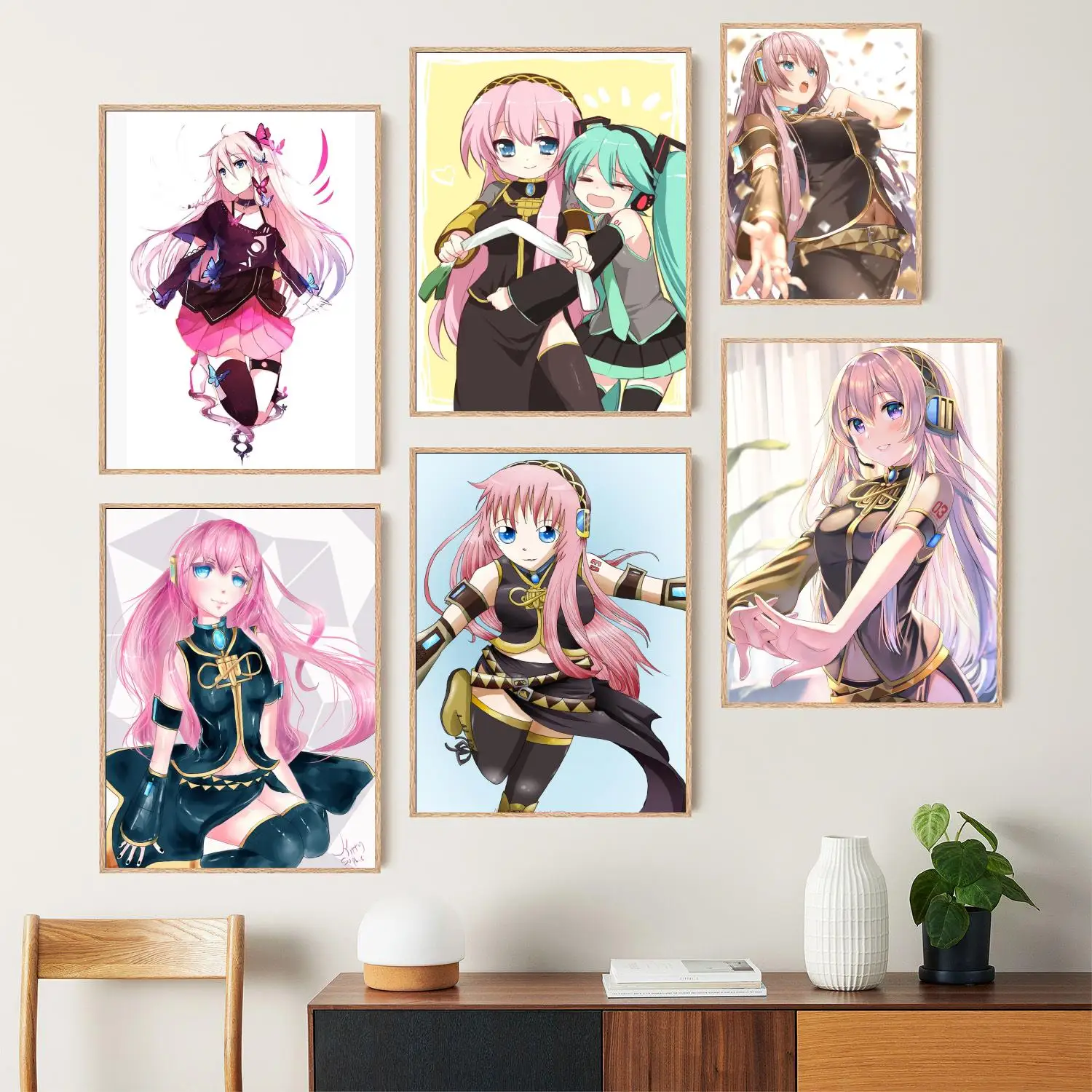 luka vocaloid Canvas Art Poster, Wall Art Picture Print, Modern Family Bedroom Decor Posters