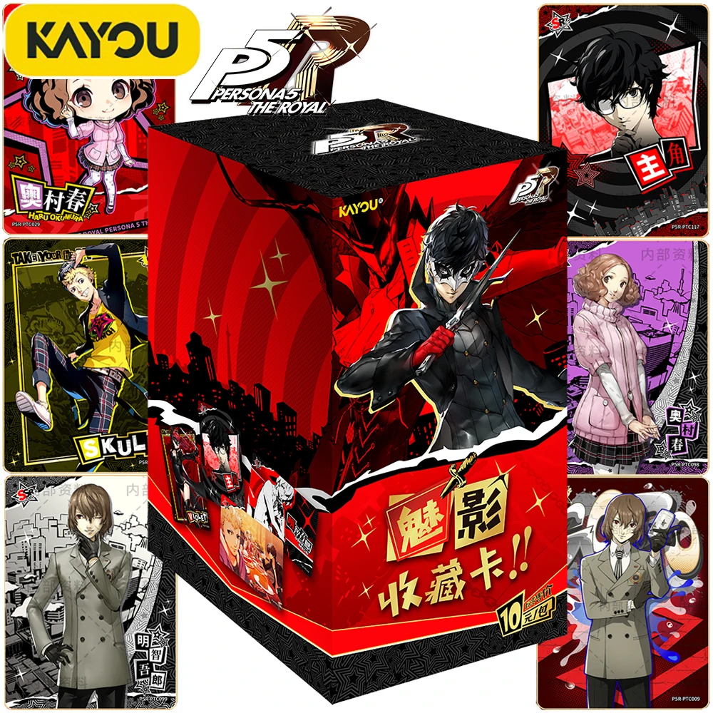 kayou-genuine-persona-5-collection-card-strategy-battle-game-fans-like-character-amamiya-ren-morgana-creative-card-desktop-toy