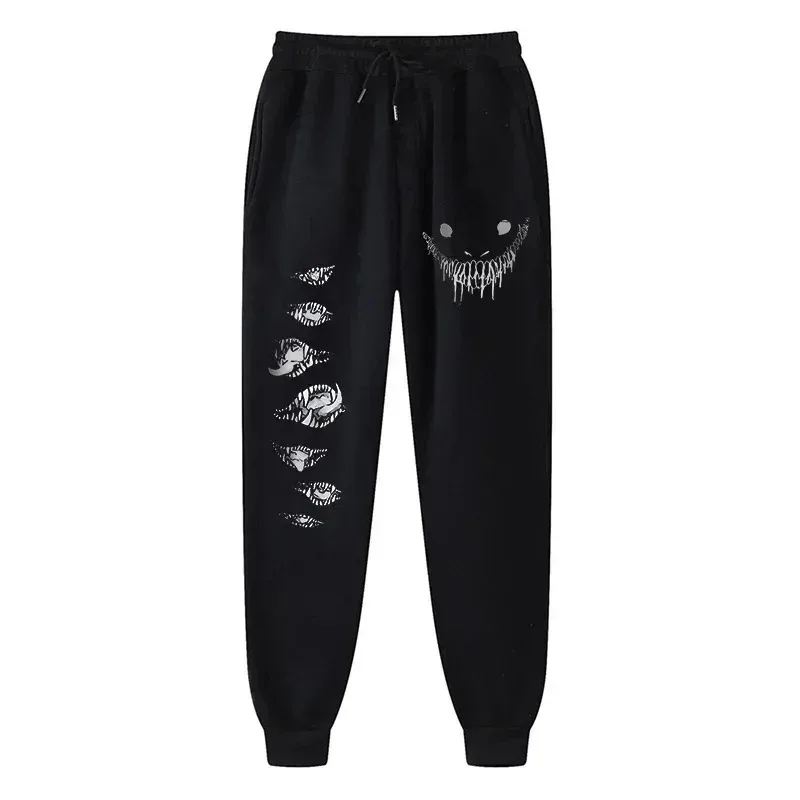 

2024 Anime Berserker Print Versatile Sports Pants Men's Sports Jogging Pants Spring and Autumn Casual Fleece Fashion Pants S-3XL