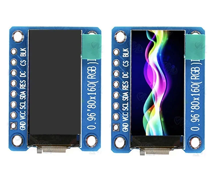 

0.96 Inch 80X160 IPS HD 65K LCD Full Color LCD Display SPI Module ST7735 Drive 80 * 160 3.3V SPI Interface (Non OLED)