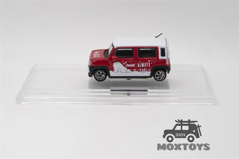 BMC x TINY 1:64 Hustler Red Diecast Model Car