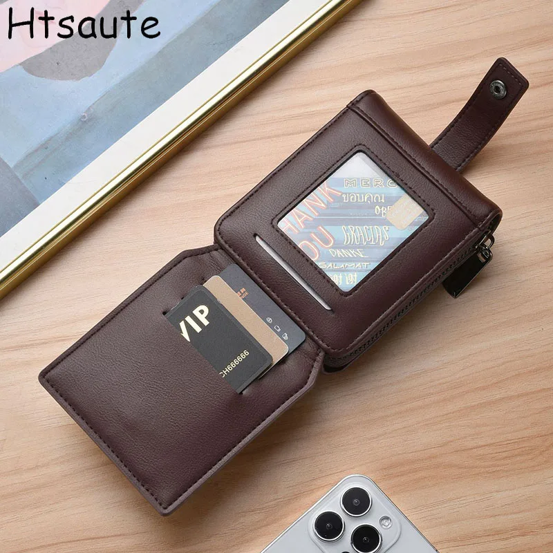 Fashion Simple Shaped Wallet For Men Coin Purse Anti-theft Credit Card Holder Money Bag Business wallet for men Purse BOLASA