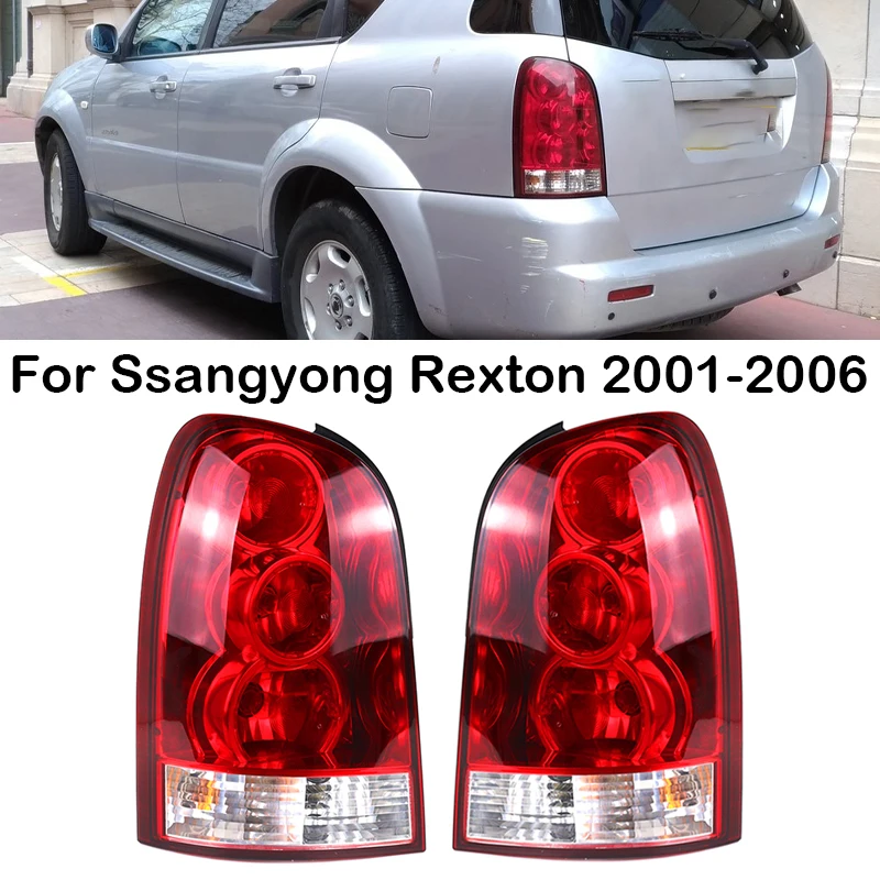 Для Ssangyong Rexton 2001 2002 2003 2004 2005 2006 Автомобильная задняя стоп-сигнал, сигнал поворота, фонарь заднего хода 8360108501 8360208501