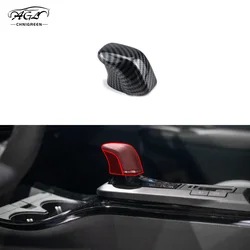 ABS Carbon Fiber Color Gear Shift Knob Decorator Cover Interior Decorative for Toyota Prius 2023 2024