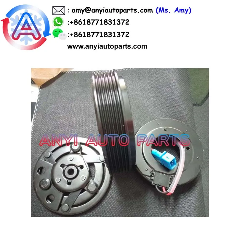 

CA588 CLUTCH ASSEMBLY SANDEN SD7V16 68524 6pk for VOLKSWAGEN T4, LT 701820805Q/ 7D0820805C