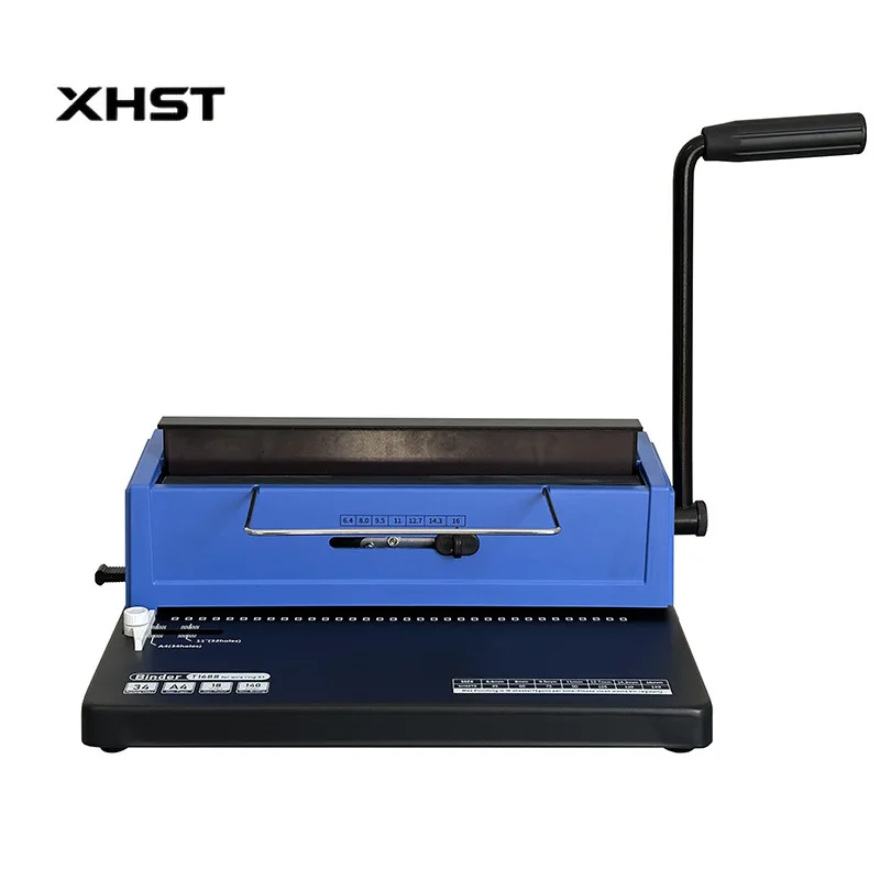 

T1688 A4 Size Manual Office Hole Punch Wire Binding Machine