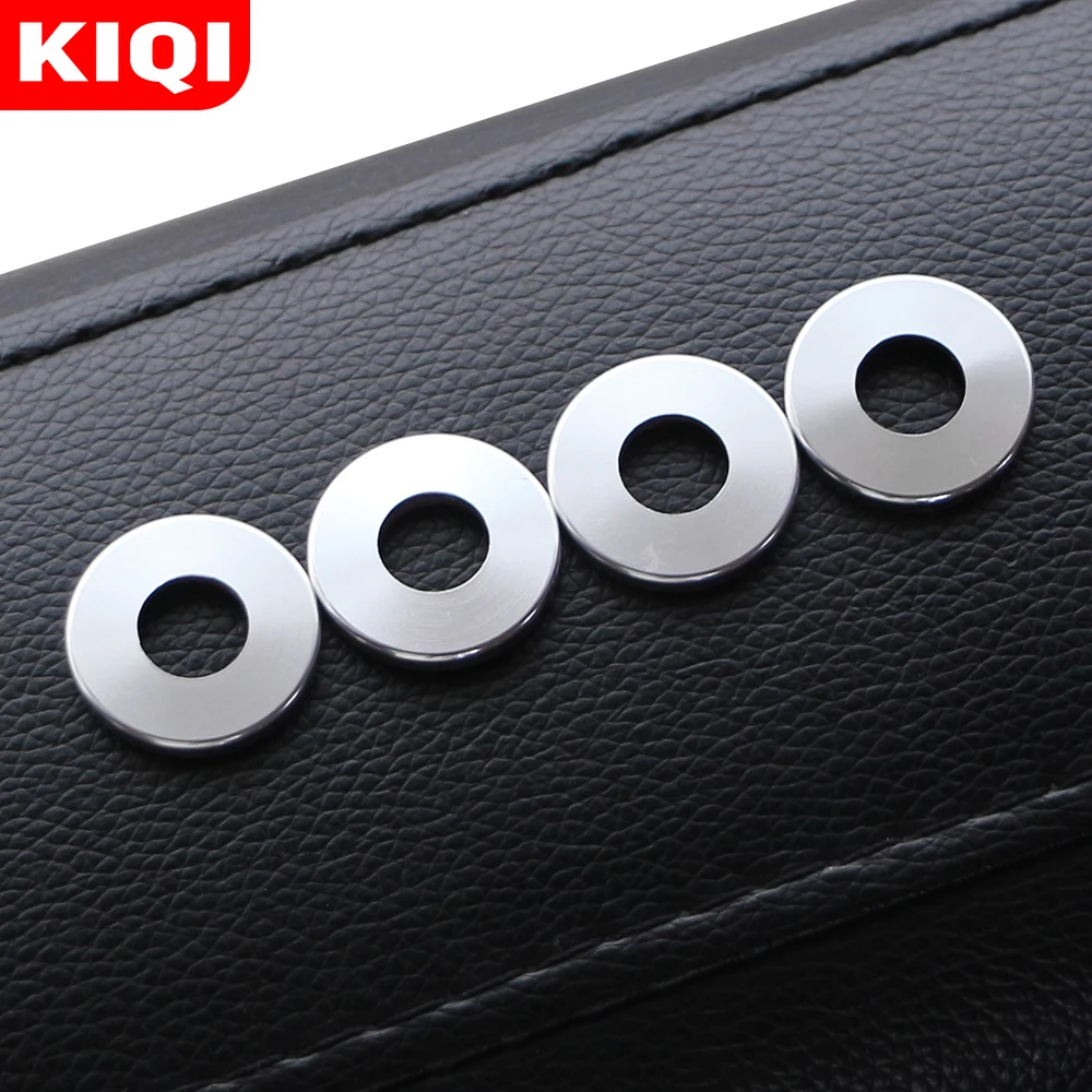 Aluminum Alloy Door Lock Pins Cover Trim for Mercedes Benz C E GLC Class W205 Car Doors Locks Ring Panel Sticker Accessories