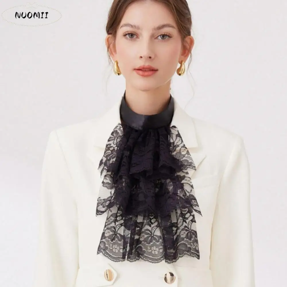 

Съемный воротник эпохи Возрождения, винтажный элегантный елизаветинский воротник, викторианский костюм, многослойный воротник с рюшами