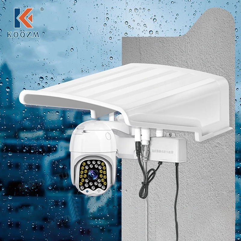 

Sun Rain Shade Rainproof Shelter Camera Protective Cap Wall Waterproof Top Cover Security Camera Cover Shield Garden Courtyard