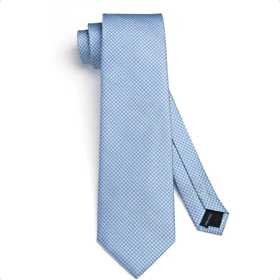 HISDERN галстуки для мужчин, однотонные галстуки с узором «гусиные лапки», носовой платок, деловой галстук и карманный квадратный комплект, свадебная вечеринка