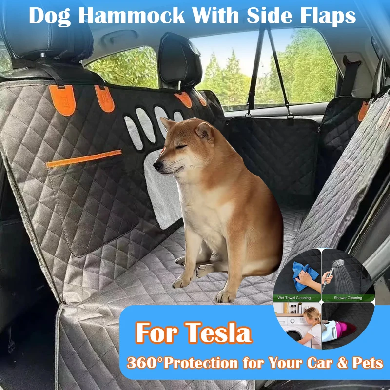 

Ideal Car Seat Cover Auto Seats Scratch-Resistant Dog Hammock Cover For Tesla Model 3 Model Y 2017-2021 2022 2023 2024 2025